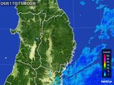 雨雲レーダー(2016年05月17日)