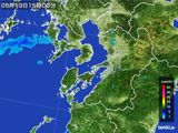 2016年05月19日の熊本県の雨雲レーダー