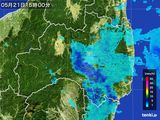 雨雲レーダー(2016年05月21日)
