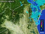 2016年05月21日の栃木県の雨雲レーダー