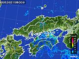 2016年05月26日の中国地方の雨雲レーダー