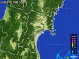 2016年05月27日の宮城県の雨雲レーダー