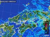 2016年05月29日の中国地方の雨雲レーダー