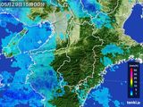2016年05月29日の奈良県の雨雲レーダー