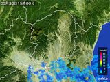 2016年05月30日の栃木県の雨雲レーダー
