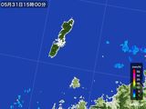 2016年05月31日の長崎県(壱岐・対馬)の雨雲レーダー