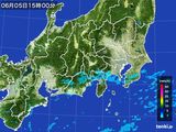 雨雲レーダー(2016年06月05日)