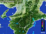 2016年06月05日の奈良県の雨雲レーダー