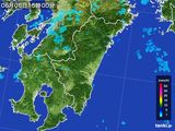 2016年06月06日の宮崎県の雨雲レーダー