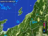 2016年06月07日の新潟県の雨雲レーダー