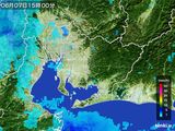 雨雲レーダー(2016年06月07日)
