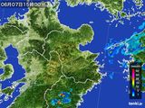 雨雲レーダー(2016年06月07日)