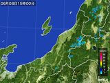 2016年06月08日の新潟県の雨雲レーダー