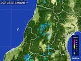 雨雲レーダー(2016年06月08日)