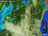 雨雲レーダー(2016年06月09日)