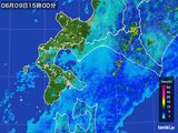 雨雲レーダー(2016年06月09日)