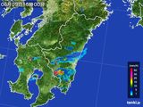 2016年06月09日の宮崎県の雨雲レーダー