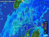 雨雲レーダー(2016年06月09日)