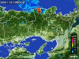 2016年06月11日の兵庫県の雨雲レーダー