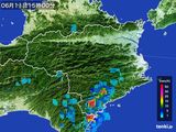 2016年06月11日の徳島県の雨雲レーダー