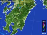 2016年06月11日の宮崎県の雨雲レーダー