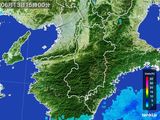 2016年06月13日の奈良県の雨雲レーダー