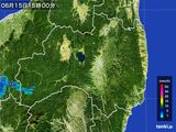 雨雲レーダー(2016年06月15日)