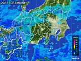 雨雲レーダー(2016年06月16日)