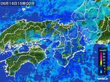 2016年06月16日の近畿地方の雨雲レーダー