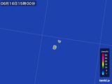 2016年06月16日の沖縄県(南大東島)の雨雲レーダー