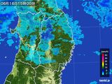 雨雲レーダー(2016年06月16日)