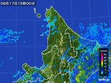 2016年06月17日の道北の雨雲レーダー