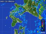 雨雲レーダー(2016年06月17日)