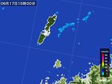 2016年06月17日の長崎県(壱岐・対馬)の雨雲レーダー