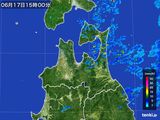 雨雲レーダー(2016年06月17日)