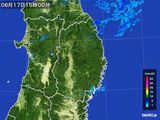 雨雲レーダー(2016年06月17日)
