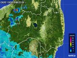 2016年06月19日の福島県の雨雲レーダー