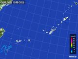 2016年06月20日の沖縄地方の雨雲レーダー