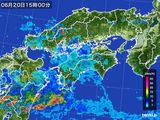 雨雲レーダー(2016年06月20日)