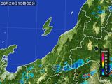 雨雲レーダー(2016年06月20日)