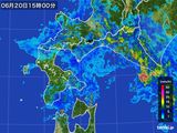 雨雲レーダー(2016年06月20日)