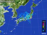 雨雲レーダー(2016年06月24日)