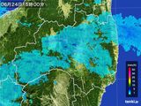 2016年06月24日の福島県の雨雲レーダー