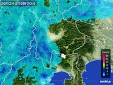 雨雲レーダー(2016年06月24日)