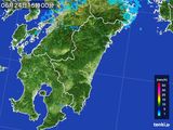 2016年06月24日の宮崎県の雨雲レーダー