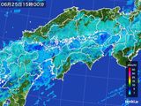 雨雲レーダー(2016年06月25日)