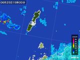 2016年06月25日の長崎県(壱岐・対馬)の雨雲レーダー