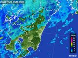 2016年06月25日の宮崎県の雨雲レーダー