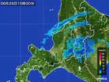 2016年06月26日の道央の雨雲レーダー