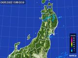 雨雲レーダー(2016年06月28日)